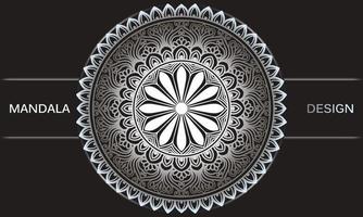 Background with ornament. Floral mandala design. vector