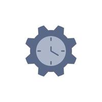 gear clock vector for Icon Website, UI Essential, Symbol, Presentation