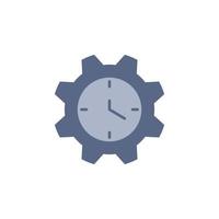 engranaje reloj vector para icono sitio web, ui básico, símbolo, presentación