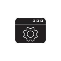 website setting vector for Icon Website, UI Essential, Symbol, Presentation