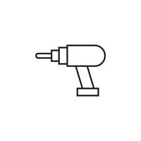 electric drill vector for Icon Website, UI Essential, Symbol, Presentation
