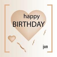 happy birthday card for download vector