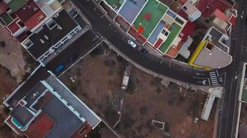 Top view of the roofs of residential buildings. Tenerife, Canary Islands, Spain video