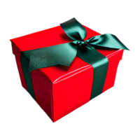 Red Christmas Box Clipart png