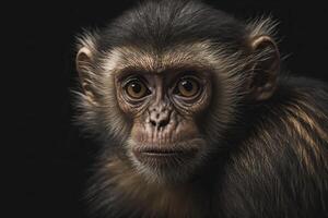 Monkey close-up. . photo