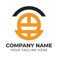 Corporate modern business logo design Free Vector