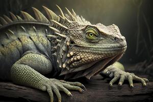 Iguana portraits. . photo