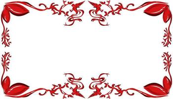 Abstract background illustration with a red theme vector