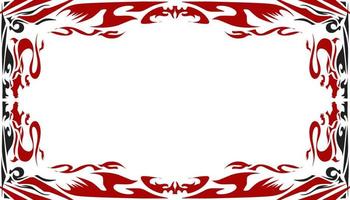 Abstract background illustration with a red theme vector