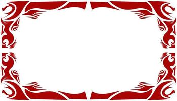 Abstract background illustration with a red theme vector