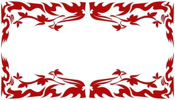 Abstract background illustration with a red theme vector