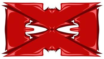 Abstract background illustration with a red theme vector