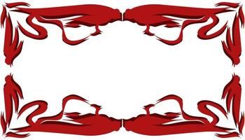 Abstract background illustration with a red theme vector