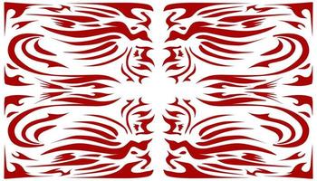 Abstract background illustration with a red theme vector