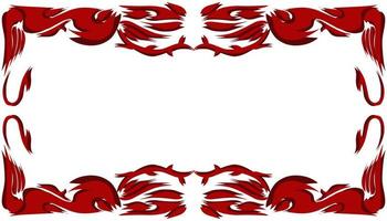 Abstract background illustration with a red theme vector
