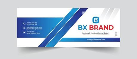 Gradient business horizontal banner vector