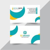 Creative and professional business card design. vector