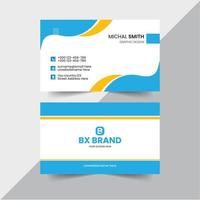 Modern Business Card Design Template vector