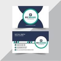 Modern Business Card Design Template vector