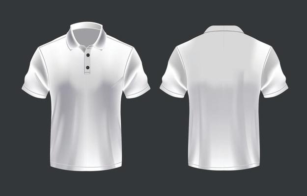 White Polo Shirt Vector Art, Icons, and Graphics for Free Download