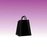 Colorful vector online shopping bag