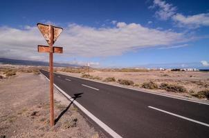 Road in the countryside photo