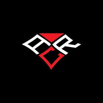 diseño creativo del logotipo de la letra acr con gráfico vectorial, logotipo simple y moderno de acr. vector