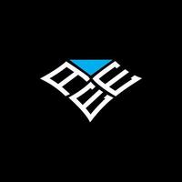 diseño creativo del logotipo de la letra aee con gráfico vectorial, logotipo simple y moderno de aee. vector
