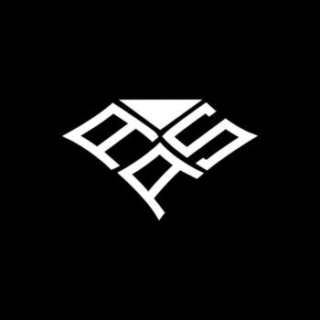 diseño creativo del logotipo de la letra aas con gráfico vectorial, logotipo simple y moderno de aas. vector