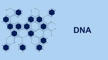 resumen hexagonal antecedentes para adn, átomo, neuronas científico, médico, química, tecnología y Ciencias fondo modelo diseño. vector ilustración.