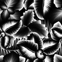 Clásico follaje sin costura antecedentes con tropical palma hojas en oscuro antecedentes. sin costura realista vector composición, de moda botánico modelo. interior fondo de pantalla. impresión textura. naturaleza antecedentes