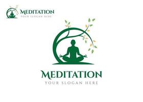 yoga logo meditación logo aptitud logo yoga logo diseño yoga en naturaleza logo peso pérdida logo spa logo relajarse logo relajación logo gratis mano ejercicio logo vector