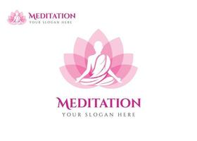 yoga logo meditación logo aptitud logo yoga logo diseño yoga en naturaleza logo peso pérdida logo spa logo relajarse logo relajación logo gratis mano ejercicio logo vector