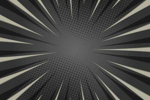 Black color comic style lines background, vector illustration