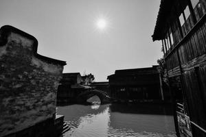 fascinante monumentos de agua pueblos en del Sur China foto