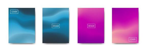 Collection of gradient background for poster flyer banner vector