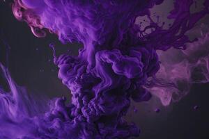 Purple smoke. . photo