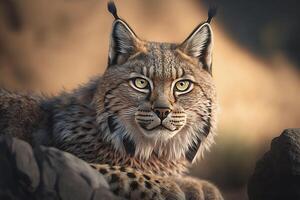 Lynx. Generative AI. photo