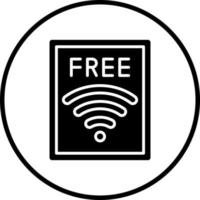 gratis Wifi vector icono estilo