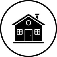 Cabin Vector Icon Style