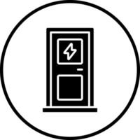 Electric Door Vector Icon Style