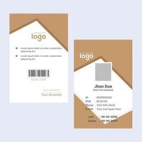 Creative Templates Business Card. Brown Business Cards. Professional and elegant abstract card templates perfect for your company and job title. vector design templates. clean business cards.