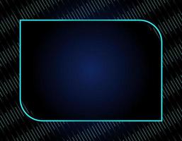 Gradient line vector design from green to blue. blank square banner design.