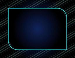 Gradient line vector design from green to blue. blank square banner design.