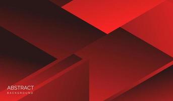 Abstract red square shadow light cross triangle design background vector