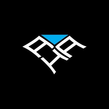 diseño creativo del logotipo de la letra aha con gráfico vectorial, logotipo simple y moderno de aha. vector