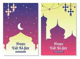 editable islamic sale poster template. with diamond ornaments, moon, stars and the silhouette of a mosque. Design for banner, social media, greeting card and web. Islamic holiday vector illustration