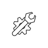 wrench vector for Icon Website, UI Essential, Symbol, Presentation