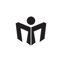 M Letter Logo Design Vector Template