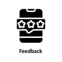 Feedback  Vector Solid Icons. Simple stock illustration stock